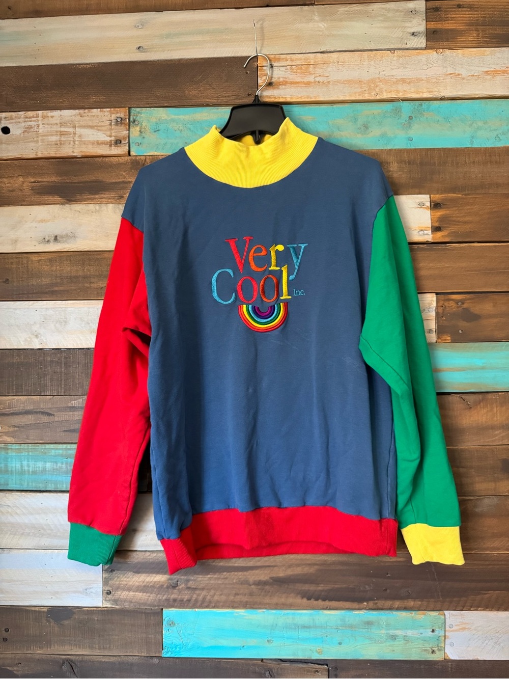 Vtg Retro Cool Shirtz The Corporate Turtleneck Very Cool Inc Sweatshirt | Size L
